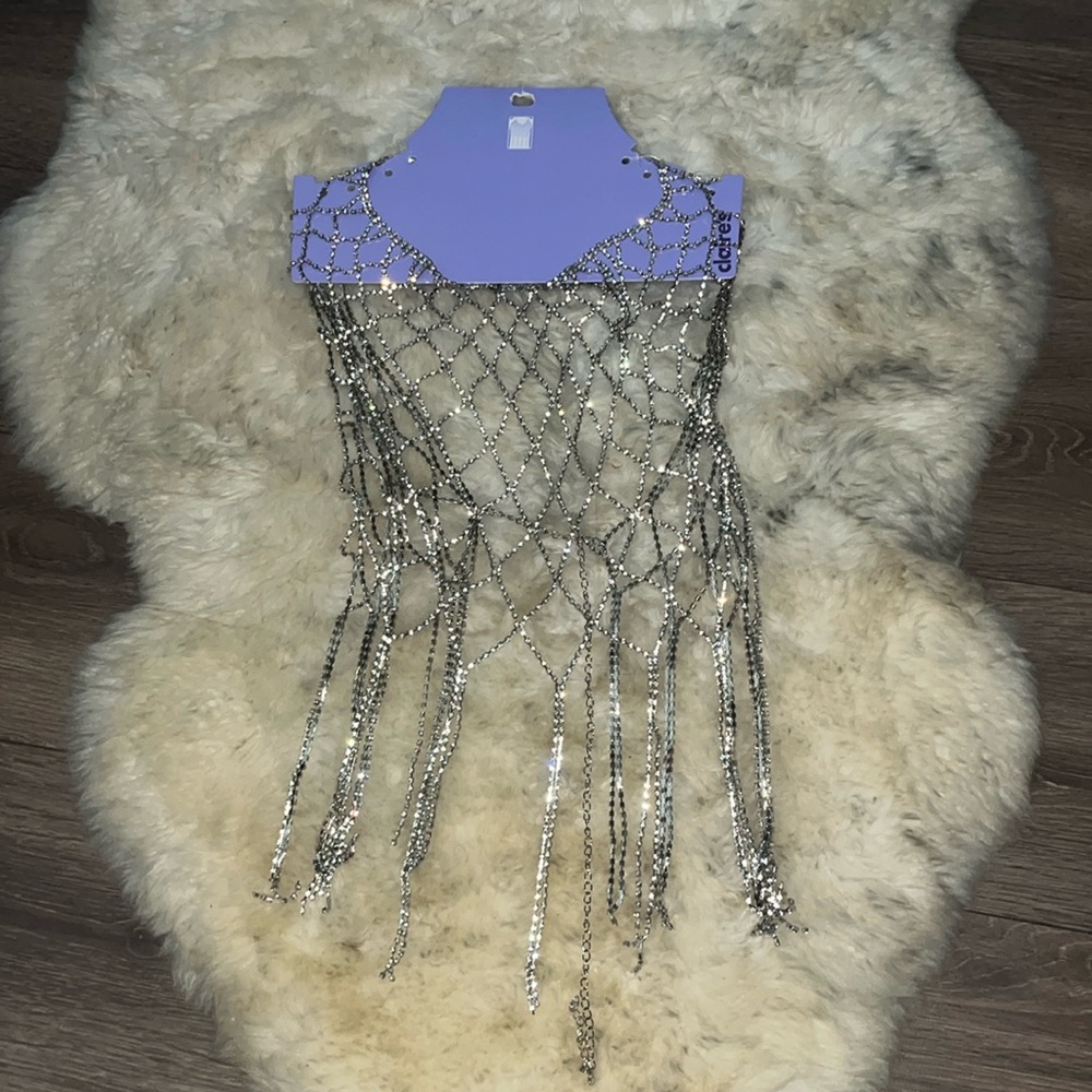 NWT CLAIRE’S Body Chain necklace